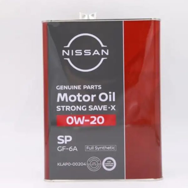 Моторное масло Nissan Motor Oil Strong Save X 0W-20, 4 л.